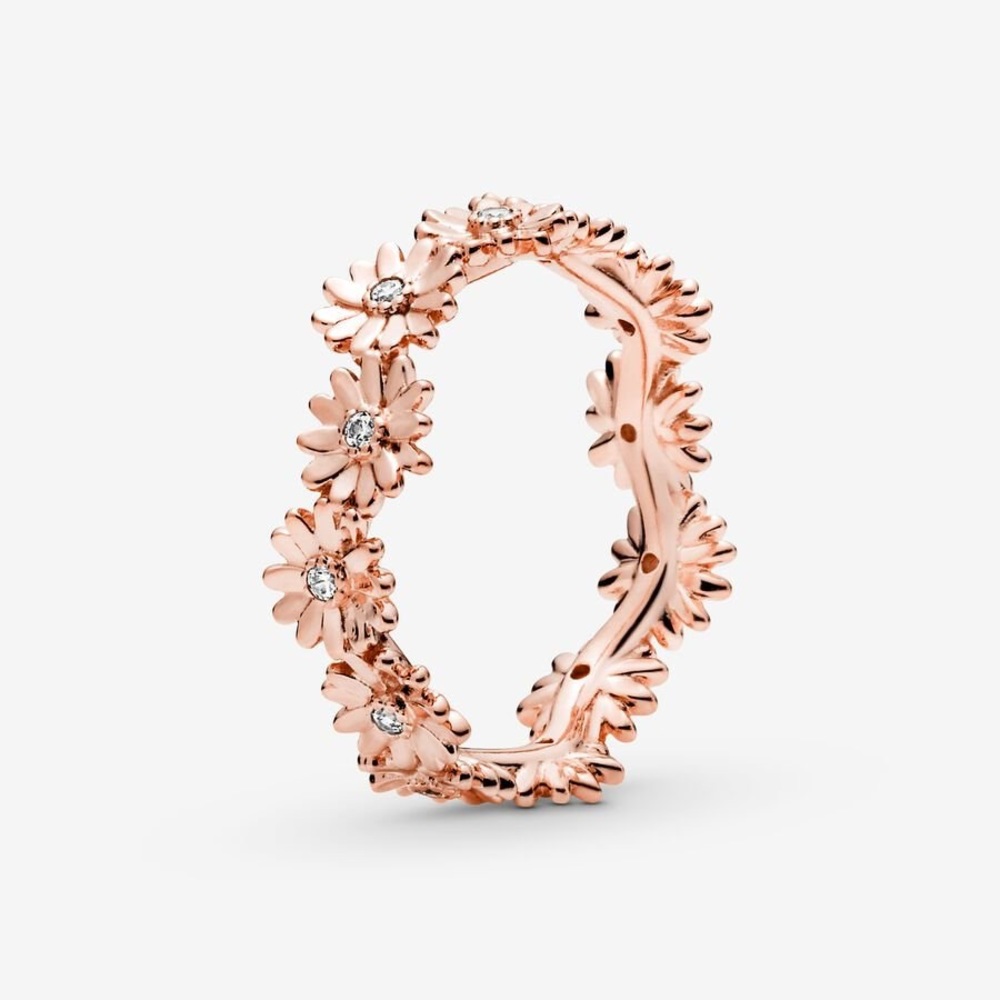 Pandora Lovely Rose Gold Daisy Ring